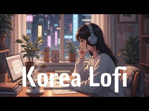 Study with Me in Korea (Night Time) 🌃 | Lofi Hip Hop for Deep Concentration