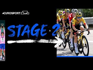2022 Giro Donne - Stage 2 Highlights | Eurosport