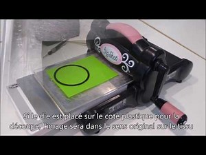 Personnalisez vos textiles avec la Big Shot