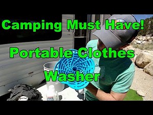 Cheap Portable Clothes Washer - Camping Must Have!