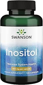 Swanson Inositol 650 Milligrams 100 Capsules