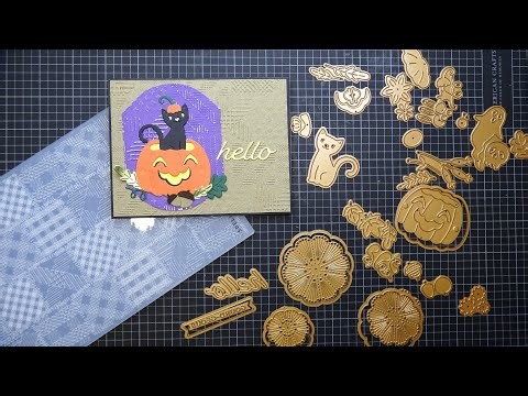 Spellbinders 3D Embossing Folder, Small & Stitching Dies of the Month Tutorial! Super Cute!