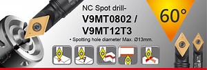 60 Degree NC Spot Drill - spotting diameter 1~13mm