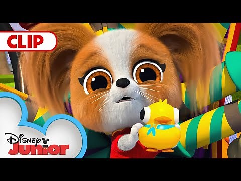 SuperKitties vs Mr.Puppypaws! 🐶🐤 | SuperKitties | ‪@disneyjr‬