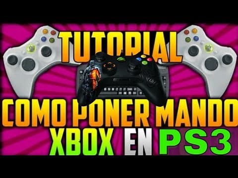 Como Conectar Control De Xbox 360 A Tu PS3!!