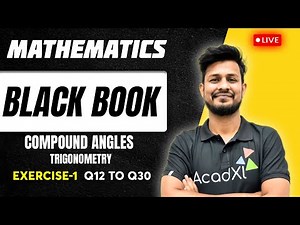 Compound Angles | Trigonometry | Black Book Solutions Ex-1 (Q12 TO Q30) | Shan Sir | JEE Maths