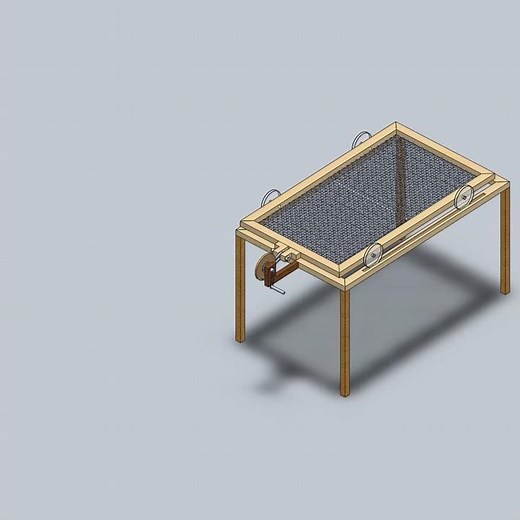 Semi automatic sieving machine