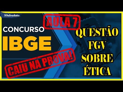 IBGE Exam | Ethics without interpretation | The examining board wants literal interpretation