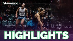 2.5K views · 88 reactions | USA's Amanda Sobhy got the better of Egypt's Hania El Hammamy in the recent British Open but could she do it again to claim a place in the PSA World Championships semi-finals? Find out here ⬇️ | PSA Squash Tour | Facebook
