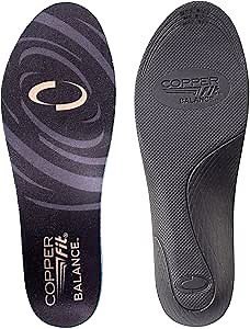 Amazon.com: Copper Fit Balance Copper Infused Orthotic Insole, X-Large : Health & Household