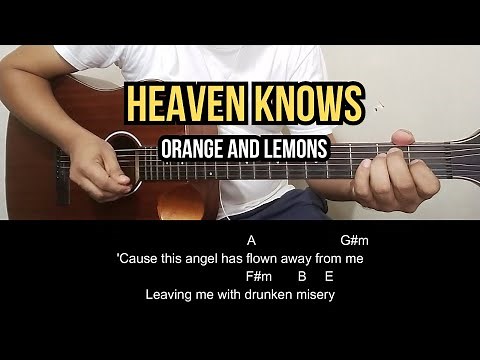 Heaven Knows - Orange and Lemons | Guitar Tutorial
