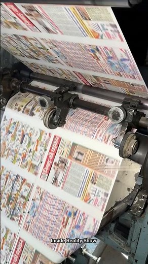 What's REALLY Inside a Newspaper Factory?