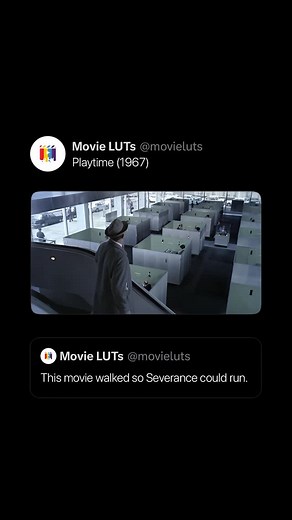 Movie LUTs | Playtime (1967), directed by Jacques Tati, is a visually rich satire of modernity and consumerism, following the bumbling Monsieur Hulot as... | Instagram