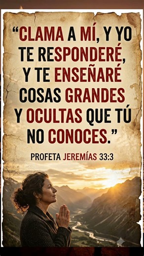 🔥 CLAMA A MÍ Y YO TE RESPONDERÉ: La Promesa de Jeremías 33:3 que Cambiará tu Vida #palabradedios
