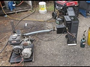 Ammo Box No Weld Gasifier Build Start Up and Engine Run!!