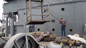 3K views · 117 reactions | U. S. Naval Sea Cadets Pentagon Division getting some training and practice with the cargo winch. It takes some coordination and practice to move cargo from one side of the ship to the other. Cargo winches use steam to operate, but when the plant is not functioning they operate on air. We use the winches to bring equipment, supplies and anything large or heavy onto the deck or into the lower holds. | SS John W. Brown (Project Liberty Ship) | Facebook