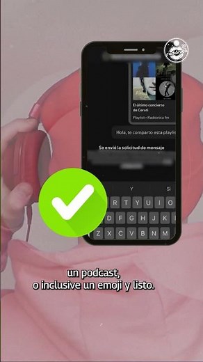This is how Spotify messages work