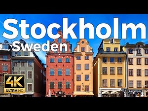 Stockholm, Sweden Walking Tour 4k - With Captions