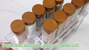 Yieach 2 Tier Sliding Spice Racks for Cabinets,2 Pack 10.4'' Deep Narrow Vertical Spice Rack Pull Out for Inside Cabinets,Kitchen,Pantry,Cupboard Seasoning,Jar Organizer and Medicine Cabinet Storage