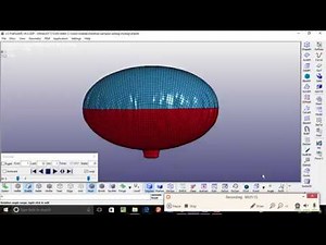 LS-DYNA || Airbag deployment.