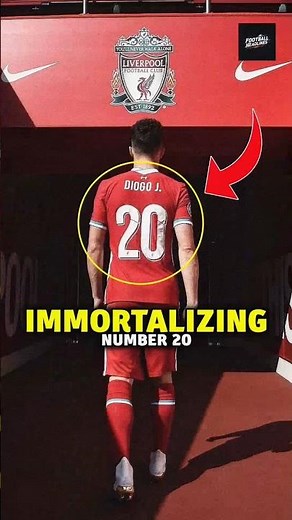 Liverpool Immortalizes Number 20 l Diogo Jota’s Final Tribute