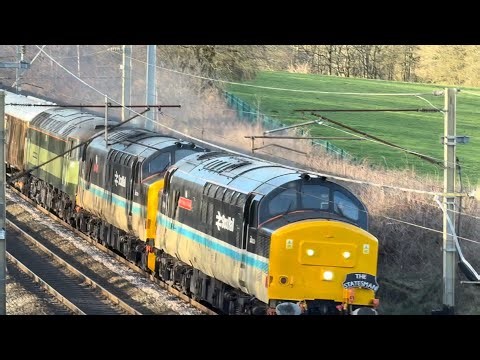 What's BETTER than a Class 37? TWO Class 37's and a 47 in a TRIPLE Lashup! - 14/3/26