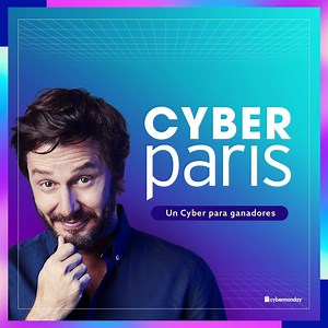 Ya comenzó Cyber Paris. Compra en paris.cl y podrás ganar una compra gratis cada hora 😱. Cyber Paris, un cyber para ganadores 💪 Descubre más en bit.ly/Cyber_Paris | Paris