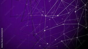 Network lines unleashing the futuristic motion and texture of abstract connected patterns. Abstract lines exploring the science and geometry behind connected patterns and designs Stock Video