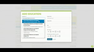 Add Education Information