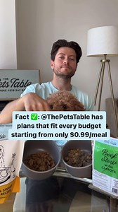 The Pets Table on Instagram: "Personalized dog food designed to keep pets healthy and their parents happy 🐕📦 Get 50% off your first box!"