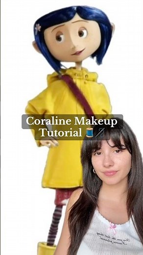 Coraline Makeup Tutorial for Halloween🧵 #coraline #halloweenmakeup #makeuptutorial #halloween #mua