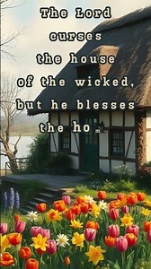 Uplifting and inspiring bible quote Proverbs 3:33 NLT for Life and Love Introspection #bibleverse