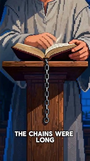 Books Used to Be So Valuable They Were Chained Down #history #medieval #books