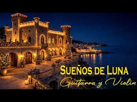Sueños de Luna y Olas del Amor 🌙 Guitarra y Violín para Noches Románticas