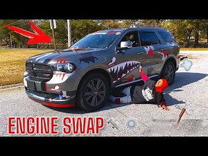 Dodge #durango Gt Engine Swap Is this Easy 🤙⚡🔥😲