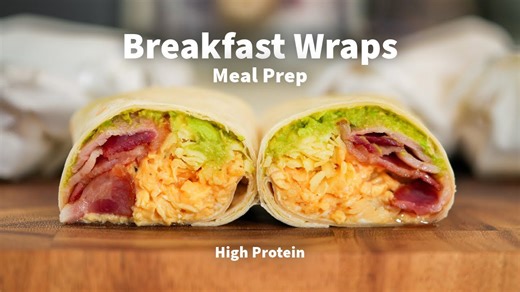 Breakfast Wrap Meal Prep