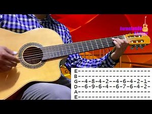 El Novillo despuntado - Tutorial en Guitarra con Tablaturas - Versión Instrumental - Hermelando