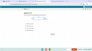 What is the area of the irregular polygon shown below?[Diagra... | Filo
