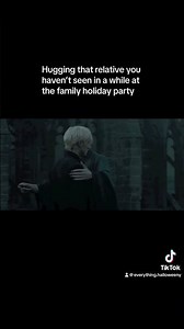 The awkward hug between Draco and Voldemort always gets me 😂🪄 #harrypotter #harrypottershorts