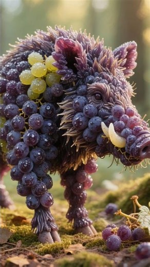 Amazing Food Animals: Creative Fruit & Vegetable Creatures - Satisfying AI Art