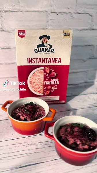 Desayunos saludables con Avena Quaker® y frutilla