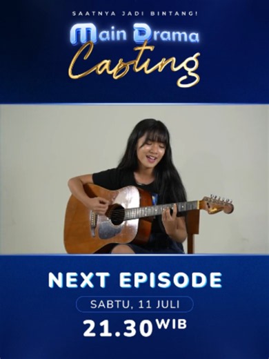 Sudah siap weekend ini ngeliat para calon bintang? ✨🤩 Akan ada banyak talenta luar biasa yang siap menunjukkan kemampuan terbaik mereka. Dari akting yang bikin merinding, ekspresi yang memukau, sampai penampilan yang bakal bikin kamu geleng-geleng kepala! 🤩 Kamu punya bakat akting? Daftar sekarang di: casting.mdentertainment.com #MainDramaCasting setiap Sabtu & Minggu jam 21.30 WIB di #MDTV - #TVPalingDrama 📺 MDTV channel 16 Scan ulang TV atau Set Top Box kamu. 📞 Kendala? 021-21688777 ext. 9