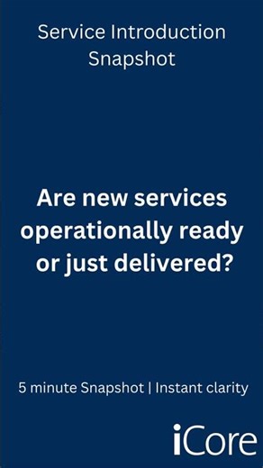 Are new services operationally ready or just delivered?