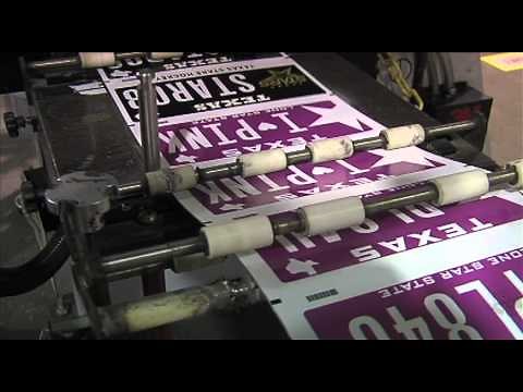 How License Plates are Made in Texas