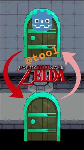 EASY Doors and Room Transitions for my Zeldalike Godot Game | #IndieDev #DevLog #Godot