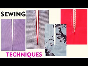 ✳4 Ways To Sew Slit Neatly You Should Know | Sewing Techniques For Beginners | Thuy Sewing