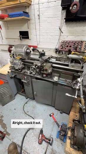 I bought another lathe! I’ve been looking for a small but capable lathe to add to my machine shop. When Chris at @oxfordco.choppers posted this one I had to grab it! Rockwell 11 with all the bells and whistles and a taper attachment. It needs a little tuning up but it’s gonna be an awesome machine to use for its 5C collet closer and other chucks. Also super excited to have a taper attachment which it something I’ve always wanted on a lathe. Thanks to @metalmeat for helping me grab it on the drop