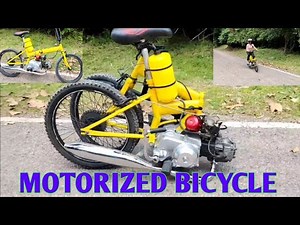 How to make a motorized bicycle with engine motorcycle