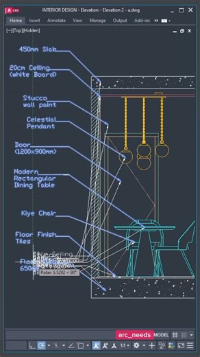178K views · 2.8K reactions | Easiest method to Create Detailing In AutoCAD. #elevation #architecturestudent #floorplan #homedesignideas #drafting #architecturelovers #dimensions #AutoCAD | Arc Needs | Facebook