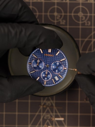 Defining wrist style through refined craftsmanship. The Mod Royal Oak Blue Gold Chrono pairs a luxury rose gold octagonal case with a textured navy blue chronograph dial. This piece seamlessly blends everyday utility with occasion-ready sophistication, finished with a matching blue rubber strap for a sharp, modern look. After all, the true meaning of a fine watch is to accompany you through every specific moment. . . . #Skyrimwrist #SeikoMod #RoyalOak #CustomWatch #WatchDaily